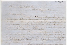 [Carta] 1850 Diciembre 28, Valp[araís]o Sra. Da. Benigna Ortúzar de Covarrúbias