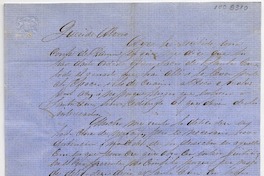 [Carta] 1861 Octubre 7, [a] Alvaro Covarrubias
