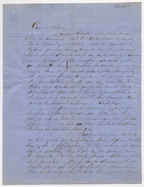 [Carta] 1861 Abril 26, [a] Alvaro Covarrubias