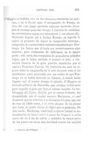 Historia de la independencia chilena por Claudio Gay.