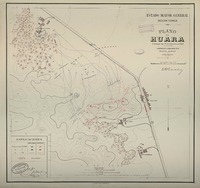 Plano de Huara : combate del 17 de febrero de 1891 [Material cartográfico] Ernesto Pearson.