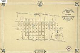 Plano de la ciudad de Bulnes.