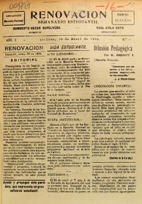 Renovación (Chillán, Chile : 1934)