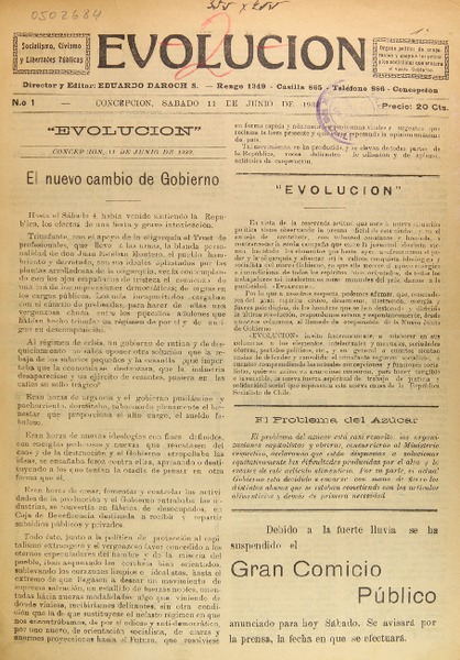 La Evolución (Concepción, Chile : 1932)