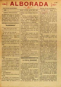 Alborada (Buin, Chile : 1925)