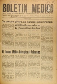 Boletín médico (Valparaíso, Chile : 1951)