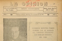 La Opinión (Putaendo, Chile : 1931)