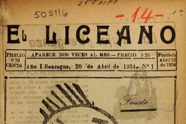 El Liceano (Rancagua, Chile : 1934)