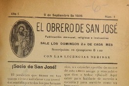 El obrero de San José.