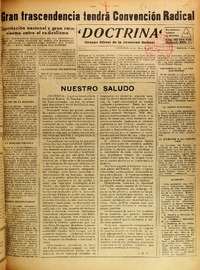 Doctrina (Santiago, Chile : 1937)