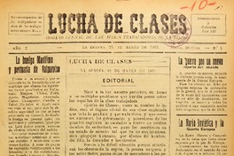 Lucha de clases (La Serena, Chile : 1935)