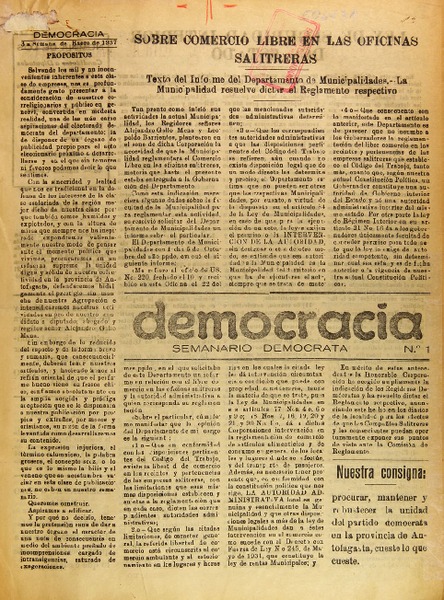 Democracia (Tocopilla, Chile : 1937)