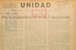 Unidad (Santiago, Chile : 1940)