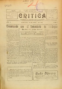 Crítica (Rancagua, Chile : 1932)
