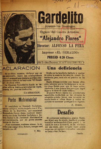 Gardelito (San Fernando, Chile : 1936)