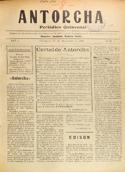 Antorcha (Concepción, Chile : 1934)