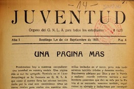 Juventud (Santiago, Chile : 1937)