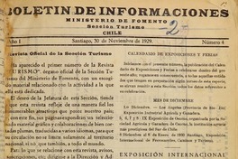 Boletín de Informaciones (Santiago, Chile : 1929)