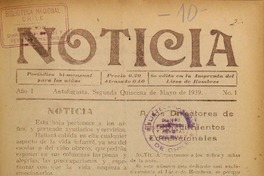 Noticia (Antofagasta, Chile : 1939)