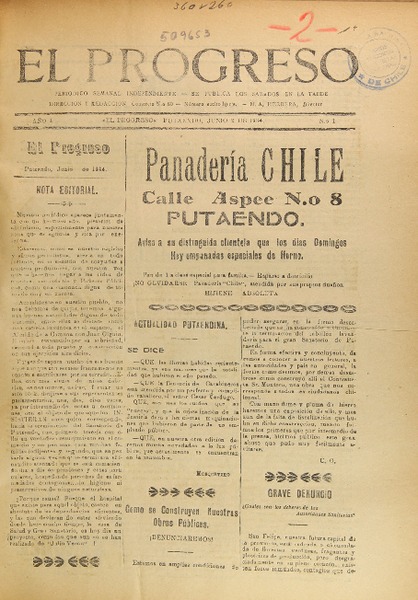 El Progreso (Putaendo, Chile : 1934)