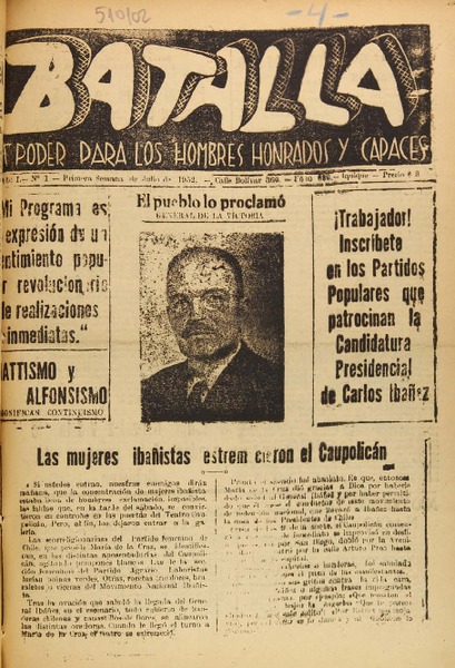 La Batalla (Iquique, Chile: 1952)
