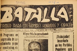La Batalla (Iquique, Chile: 1952)