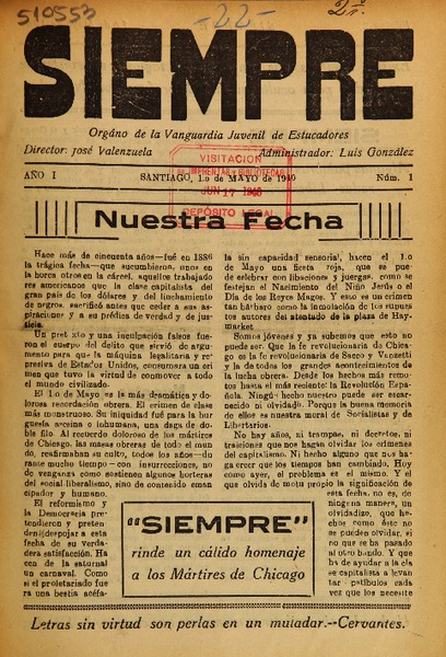 Siempre (Santiago, Chile : 1940)