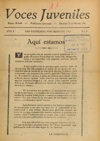 Voces juveniles (San Fernando, Chile : 1943)