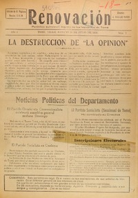 Renovación (Tome, Chile : 1934)