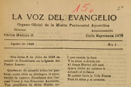 La Voz del Evangelio (Santiago, Chile : 1942)