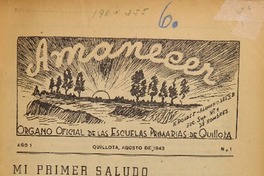 Amanecer (Quillota, Chile : 1943)