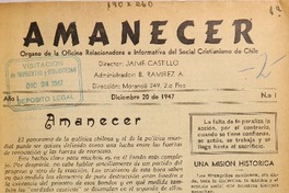 Amanecer (Santiago, Chile : 1947)