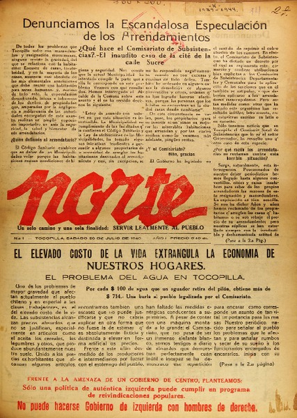Norte (Tocopilla, Chile : 1940)
