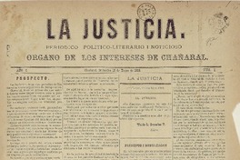 La Justicia (Chañaral, Chile : 1886)
