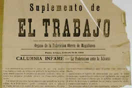El Trabajo (Punta Arenas, Chile : 1911)