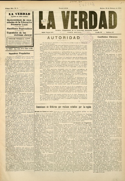 La Verdad (Punta Arenas, Chile : 1939)