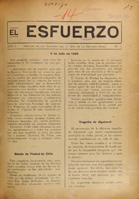 El Esfuerzo (Santiago, Chile : 1928)