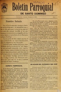 Boletin Parroquial de Santo Domingo.