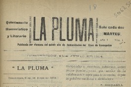 La Pluma (Concepción, Chile : 1914)
