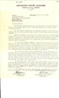 [Carta] 1946 jul. 23, Buenos Aires [a] Gabriela Mistral, Nueva Duarte, California