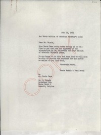[Carta] 1961 June 19, [New York], [EE.UU.] [a] Mr. L. Nagels, Hasselt, Belgium