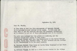 [Carta] 1961 Sept. 29, [EE.UU.] [a] Mr. L. Nagels, Heideland Ltd., Hasselt, Belgium