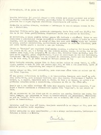 [Carta] 1944 julho 16, Porto Alegre [a] Gabriela Mistral