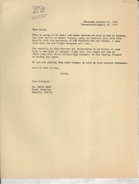 [Carta] 1972 Jan. 28, [EE.UU.] [a] Ms. Doris Dana, Hotel Sibelius, Rapallo, Italia