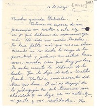 [Carta] [1943] mar. 10 [a] Gabriela Mistral