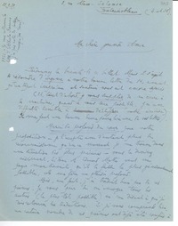 [Carta] 1939 sept. 21, Fontainebleau, [Francia] [a] [Gabriela Mistral]