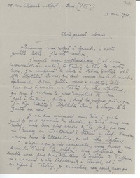 [Carta] 1940 mayo 15, Paris, [Francia] [a] [Gabriela Mistral]