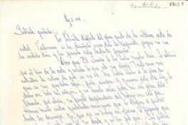[Carta] 1949 ago. 2, [México] [a] Gabriela Mistral