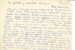 [Carta] 1946 ago. 28, [Chile] [a] [Gabriela Mistral]