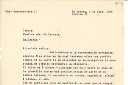 [Carta] 1945 sept. 4, La Serena [a] Emelina vda. de Barraza